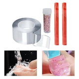 Maxbell Blow Bubbles Double Sided Tape Relaxing Traceless Tapes Strips DIY Crafts 1mmx5cmx3meters
