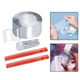 Maxbell Blow Bubbles Double Sided Tape Relaxing Traceless Tapes Strips DIY Crafts 2mmx3cmx3meters