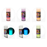 Maxbell Glow in The Dark Pigment Set Luminous Powder for Night Club Graffiti Slime