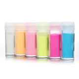 Maxbell Glow in The Dark Pigment Set Luminous Powder for Night Club Graffiti Slime