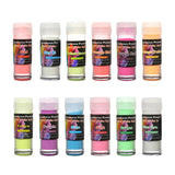 Maxbell Glow in The Dark Pigment Set Luminous Powder for Night Club Graffiti Slime