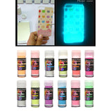 Maxbell Glow in The Dark Pigment Set Luminous Powder for Night Club Graffiti Slime