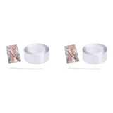 Maxbell Clear Double Sided Tape Reusable for Blowing Bubble Picture Decoration 300cm