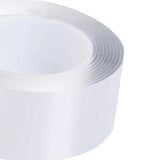 Maxbell Clear Double Sided Tape Reusable for Blowing Bubble Picture Decoration 100cm