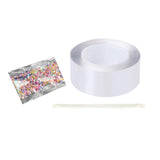 Maxbell Clear Double Sided Tape Reusable for Blowing Bubble Picture Decoration 100cm