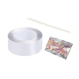 Maxbell Clear Double Sided Tape Reusable for Blowing Bubble Picture Decoration 100cm