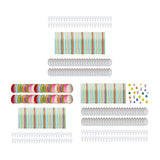 Maxbell 50 Pieces White Easter Eggs Decorating Set with Ribbon Paintable for Holiday White