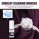 Maxbell Jewelry Cleaner Solution W/Cloth Jewelry Cleaning Kit for Earring Shiny