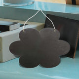 Maxbell Hanging Mini Chalkboard Sign Wooden Blackboard Tag Message Memo Board Flowers