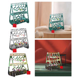 Maxbell Cute Earring Display Stand Jewelry Coat Hanger Rack for Closet Dresser Green