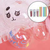 Maxbell Sticky Ball Sequins Straws Rainbow Colors Embellishment for Party Favor
