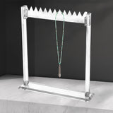 Maxbell Acrylic Necklace Holder Holding Rack Hanger for Bracelets Eardrop Tabletop