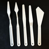 Maxbell 6x Painting Tray Palette Knife Set Paint Trays Paint Knives Student