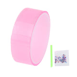 Maxbell Double Sided Tape Reusable Bubble Balloons Blowing Tape for Pinch Toy Making Pink 100cmx3cm