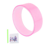 Maxbell Double Sided Tape Reusable Bubble Balloons Blowing Tape for Pinch Toy Making Pink 100cmx3cm
