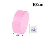 Maxbell Double Sided Tape Reusable Bubble Balloons Blowing Tape for Pinch Toy Making Pink 100cmx3cm