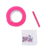 Maxbell Double Sided Tape Reusable Bubble Balloons Blowing Tape for Pinch Toy Making Pink 300cmx3cm