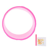 Maxbell Double Sided Tape Reusable Bubble Balloons Blowing Tape for Pinch Toy Making Pink 300cmx5cm