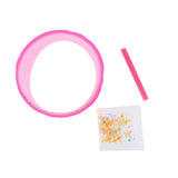 Maxbell Double Sided Tape Reusable Bubble Balloons Blowing Tape for Pinch Toy Making Pink 300cmx5cm