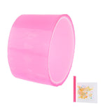 Maxbell Double Sided Tape Reusable Bubble Balloons Blowing Tape for Pinch Toy Making Pink 300cmx5cm