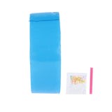 Maxbell Double Sided Tape Reusable Bubble Balloons Blowing Tape for Pinch Toy Making Blue 100cmx3cm