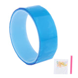 Maxbell Double Sided Tape Reusable Bubble Balloons Blowing Tape for Pinch Toy Making Blue 100cmx3cm