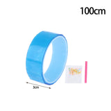 Maxbell Double Sided Tape Reusable Bubble Balloons Blowing Tape for Pinch Toy Making Blue 100cmx3cm