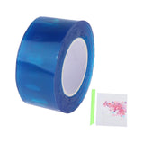 Maxbell Double Sided Tape Reusable Bubble Balloons Blowing Tape for Pinch Toy Making Blue 300cmx3cm