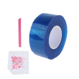 Maxbell Double Sided Tape Reusable Bubble Balloons Blowing Tape for Pinch Toy Making Blue 500cmx3cm