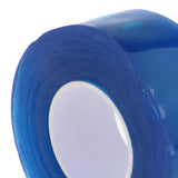 Maxbell Double Sided Tape Reusable Bubble Balloons Blowing Tape for Pinch Toy Making Blue 500cmx3cm