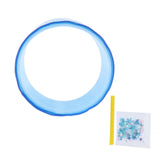 Maxbell Double Sided Tape Reusable Bubble Balloons Blowing Tape for Pinch Toy Making Blue 100cmx5cm