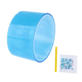 Maxbell Double Sided Tape Reusable Bubble Balloons Blowing Tape for Pinch Toy Making Blue 100cmx5cm