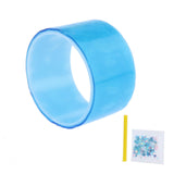 Maxbell Double Sided Tape Reusable Bubble Balloons Blowing Tape for Pinch Toy Making Blue 100cmx5cm