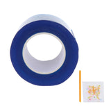 Maxbell Double Sided Tape Reusable Bubble Balloons Blowing Tape for Pinch Toy Making Blue 300cmx5cm