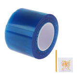 Maxbell Double Sided Tape Reusable Bubble Balloons Blowing Tape for Pinch Toy Making Blue 300cmx5cm