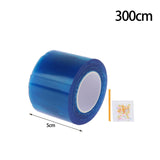 Maxbell Double Sided Tape Reusable Bubble Balloons Blowing Tape for Pinch Toy Making Blue 300cmx5cm