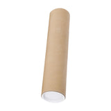 Maxbell Poster Tubes Round with Caps Postal Tube for Blueprint Poster Shipping 19.7inch