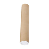 Maxbell Poster Tubes Round with Caps Postal Tube for Blueprint Poster Shipping 23.6inch