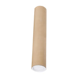 Maxbell Poster Tubes Round with Caps Postal Tube for Blueprint Poster Shipping 31.5inch