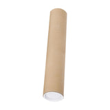 Maxbell Poster Tubes Round with Caps Postal Tube for Blueprint Poster Shipping 31.5inch