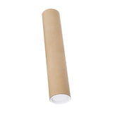 Maxbell Poster Tubes Round with Caps Postal Tube for Blueprint Poster Shipping 31.5inch