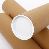 Maxbell Poster Tubes Round with Caps Postal Tube for Blueprint Poster Shipping 31.5inch