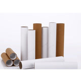 Maxbell Long Cardboard with Caps Inner Dia 2.36in Round for Blueprint Shipping 40cm