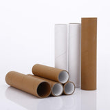 Maxbell Long Cardboard with Caps Inner Dia 2.36in Round for Blueprint Shipping 40cm