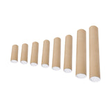 Maxbell Portable Mailing Tubes with Caps Tube Parcel for Document Packaging Shipping 30cm