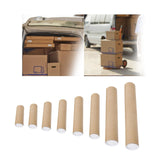 Maxbell Portable Mailing Tubes with Caps Tube Parcel for Document Packaging Shipping 30cm