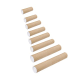 Maxbell Portable Mailing Tubes with Caps Tube Parcel for Document Packaging Shipping 30cm