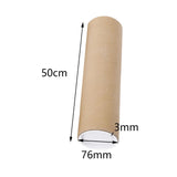 Maxbell Portable Mailing Tubes with Caps Tube Parcel for Document Packaging Shipping 50cm