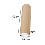 Maxbell Portable Mailing Tubes with Caps Tube Parcel for Document Packaging Shipping 60cm