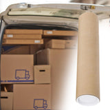 Maxbell Portable Mailing Tubes with Caps Tube Parcel for Document Packaging Shipping 70cm